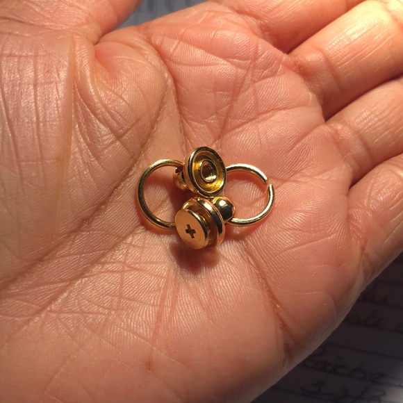 COPY - Screwed Studs/ Brass Button With Back Puller - Picture 3 of 6